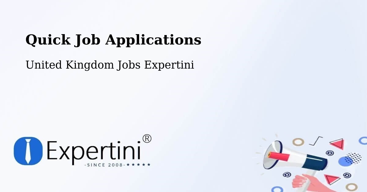 Quick Apply Feature – Kettering - United Kingdom Jobs Expertini