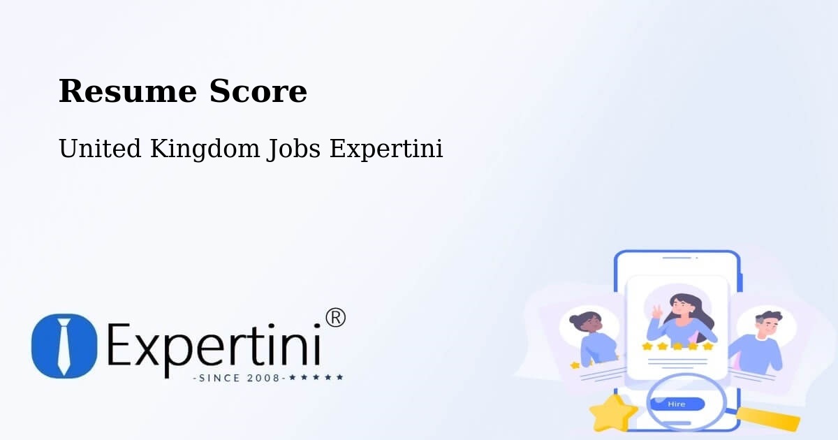 Resume Score & Job Description Match Tool – Kettering - United Kingdom Jobs Expertini